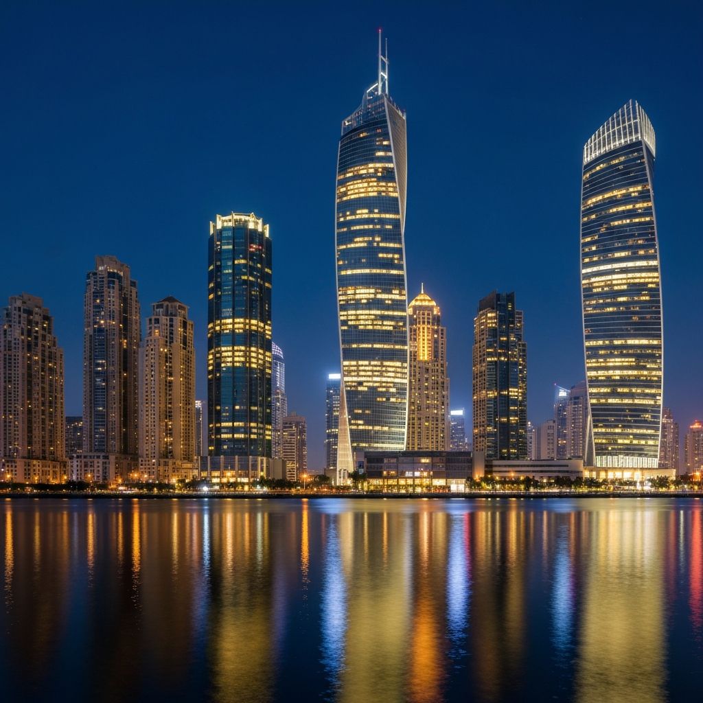 Premium city skyline representing investment opportunities